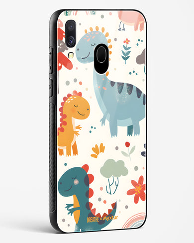 Jurassic Joy [BREATHE] Glass Case Phone Cover (Samsung)