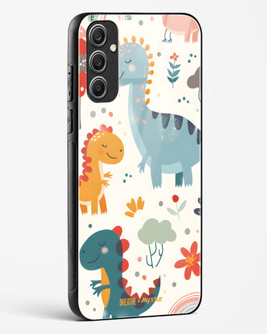 Jurassic Joy [BREATHE] Glass Case Phone Cover (Samsung)