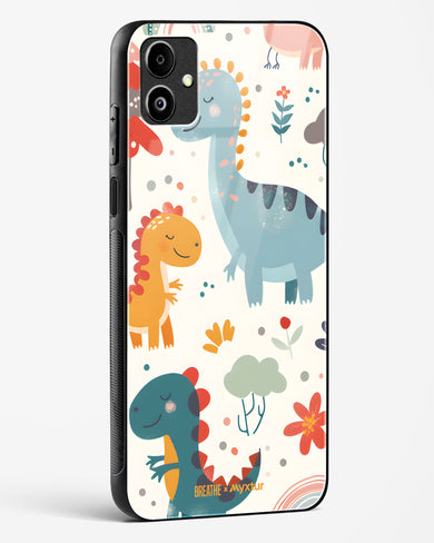 Jurassic Joy [BREATHE] Glass Case Phone Cover (Samsung)