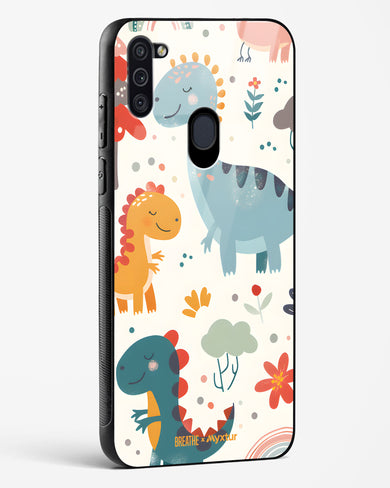 Jurassic Joy [BREATHE] Glass Case Phone Cover (Samsung)
