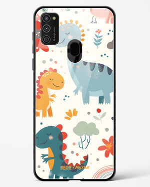 Jurassic Joy [BREATHE] Glass Case Phone Cover (Samsung)