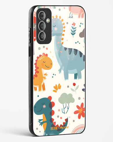 Jurassic Joy [BREATHE] Glass Case Phone Cover (Samsung)