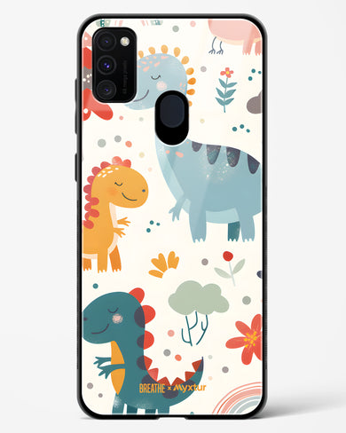 Jurassic Joy [BREATHE] Glass Case Phone Cover (Samsung)