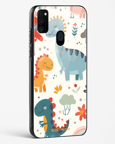 Jurassic Joy [BREATHE] Glass Case Phone Cover (Samsung)