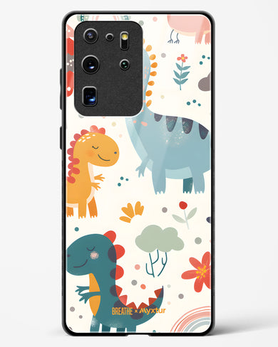 Jurassic Joy [BREATHE] Glass Case Phone Cover (Samsung)