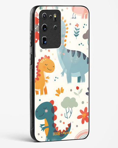 Jurassic Joy [BREATHE] Glass Case Phone Cover (Samsung)