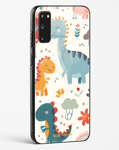 Jurassic Joy [BREATHE] Glass Case Phone Cover (Samsung)