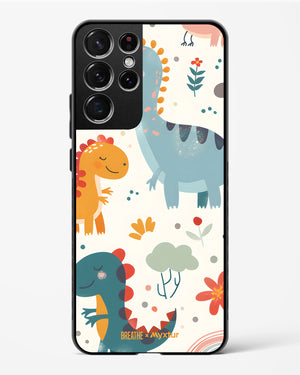 Jurassic Joy [BREATHE] Glass Case Phone Cover (Samsung)