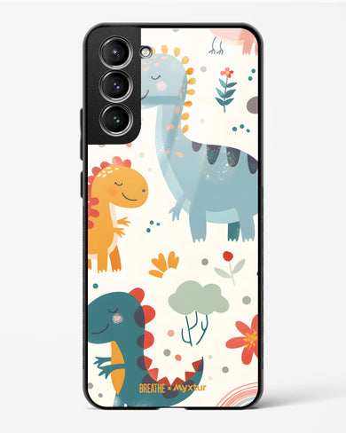 Jurassic Joy [BREATHE] Glass Case Phone Cover (Samsung)