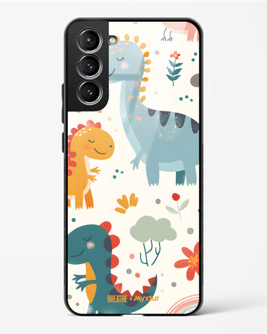 Jurassic Joy [BREATHE] Glass Case Phone Cover (Samsung)