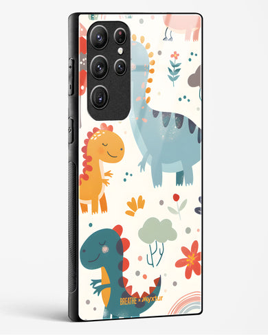 Jurassic Joy [BREATHE] Glass Case Phone Cover (Samsung)