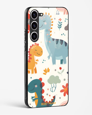 Jurassic Joy [BREATHE] Glass Case Phone Cover (Samsung)