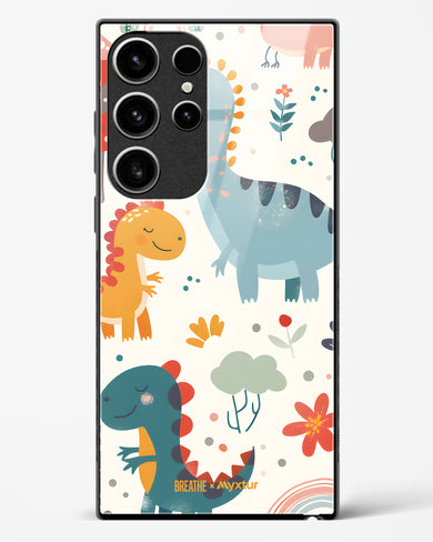 Jurassic Joy [BREATHE] Glass Case Phone Cover (Samsung)