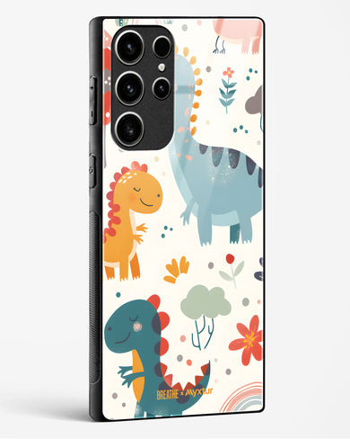 Jurassic Joy [BREATHE] Glass Case Phone Cover (Samsung)