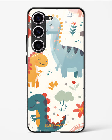 Jurassic Joy [BREATHE] Glass Case Phone Cover (Samsung)