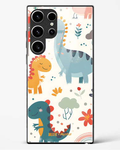 Jurassic Joy [BREATHE] Glass Case Phone Cover (Samsung)