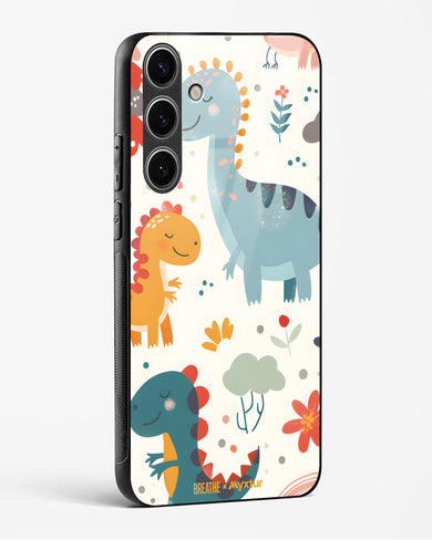 Jurassic Joy [BREATHE] Glass Case Phone Cover (Samsung)