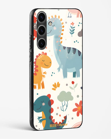 Jurassic Joy [BREATHE] Glass Case Phone Cover (Samsung)