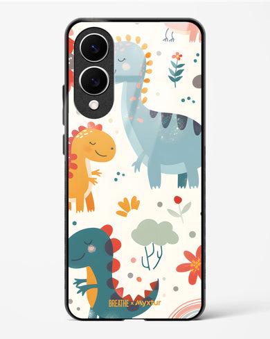 Jurassic Joy [BREATHE] Glass Case Phone Cover (Samsung)