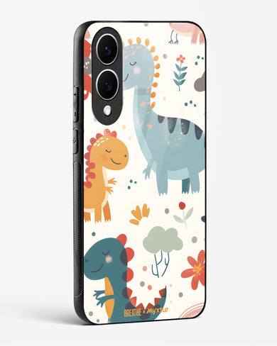 Jurassic Joy [BREATHE] Glass Case Phone Cover (Samsung)
