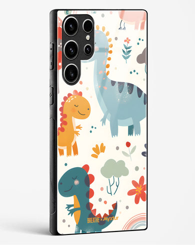 Jurassic Joy [BREATHE] Glass Case Phone Cover (Samsung)