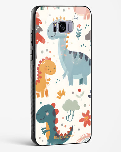 Jurassic Joy [BREATHE] Glass Case Phone Cover (Samsung)