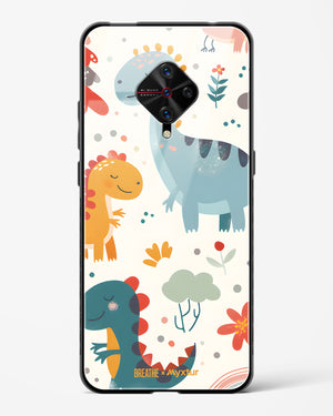 Jurassic Joy [BREATHE] Glass Case Phone Cover (Vivo)