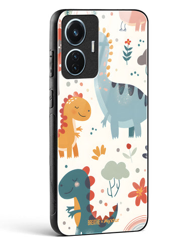 Jurassic Joy [BREATHE] Glass Case Phone Cover (Vivo)