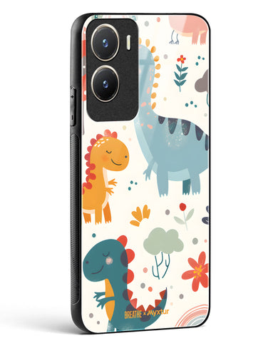 Jurassic Joy [BREATHE] Glass Case Phone Cover (Vivo)