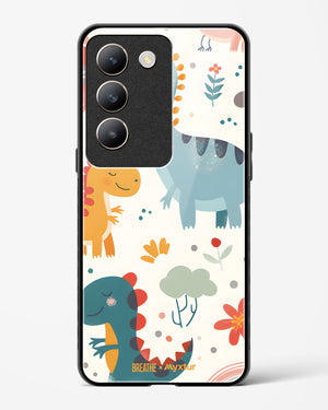 Jurassic Joy [BREATHE] Glass Case Phone Cover (Vivo)