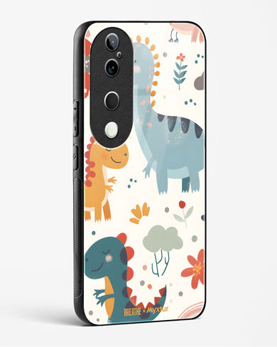 Jurassic Joy [BREATHE] Glass Case Phone Cover (Vivo)