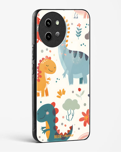 Jurassic Joy [BREATHE] Glass Case Phone Cover (Vivo)