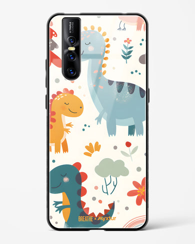 Jurassic Joy [BREATHE] Glass Case Phone Cover (Vivo)