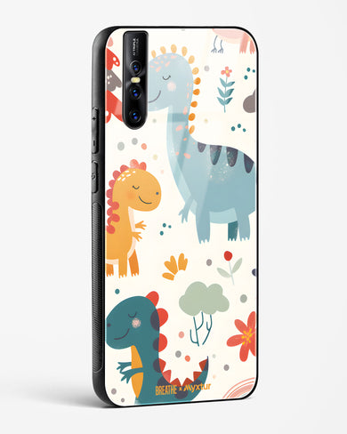 Jurassic Joy [BREATHE] Glass Case Phone Cover (Vivo)