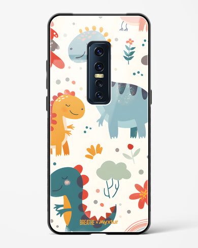 Jurassic Joy [BREATHE] Glass Case Phone Cover (Vivo)