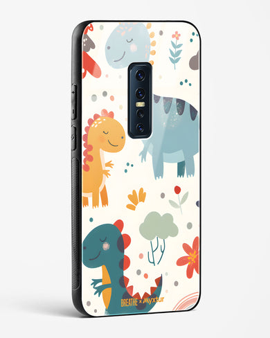 Jurassic Joy [BREATHE] Glass Case Phone Cover (Vivo)