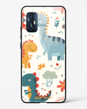 Jurassic Joy [BREATHE] Glass Case Phone Cover (Vivo)