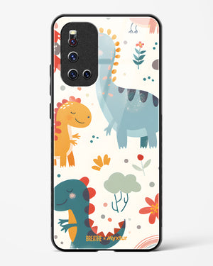 Jurassic Joy [BREATHE] Glass Case Phone Cover (Vivo)
