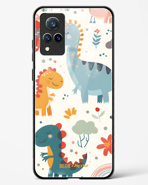 Jurassic Joy [BREATHE] Glass Case Phone Cover (Vivo)