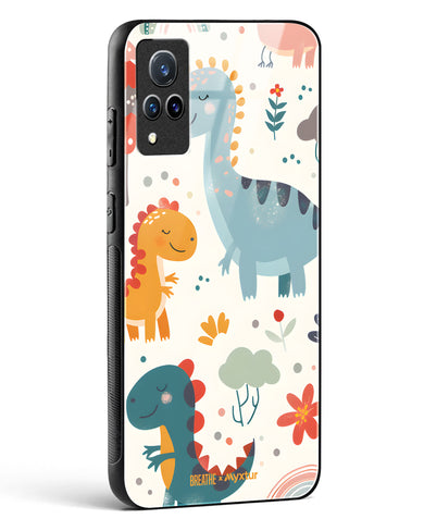 Jurassic Joy [BREATHE] Glass Case Phone Cover (Vivo)