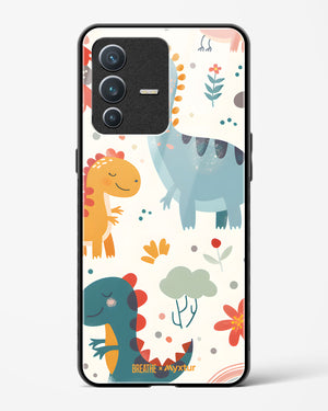 Jurassic Joy [BREATHE] Glass Case Phone Cover (Vivo)