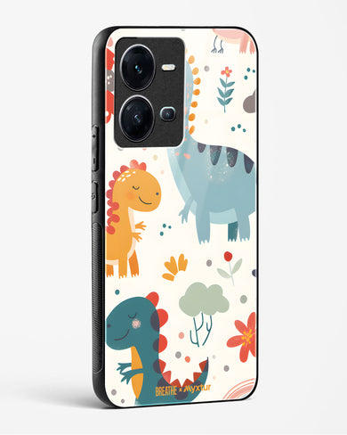 Jurassic Joy [BREATHE] Glass Case Phone Cover (Vivo)