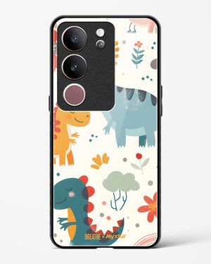 Jurassic Joy [BREATHE] Glass Case Phone Cover (Vivo)