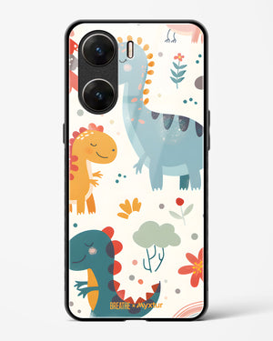Jurassic Joy [BREATHE] Glass Case Phone Cover (Vivo)
