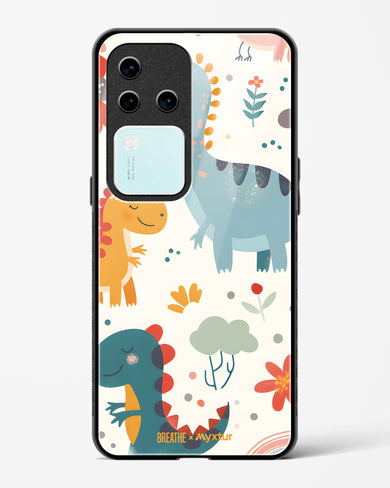 Jurassic Joy [BREATHE] Glass Case Phone Cover (Vivo)