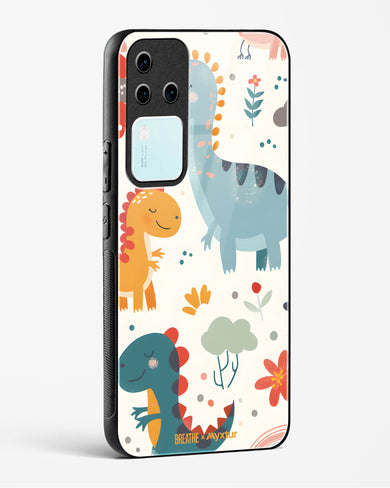 Jurassic Joy [BREATHE] Glass Case Phone Cover (Vivo)