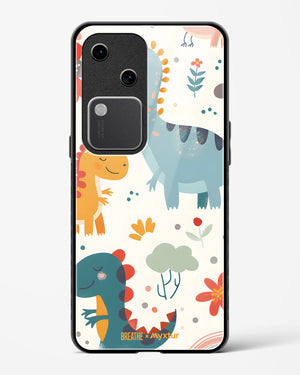 Jurassic Joy [BREATHE] Glass Case Phone Cover (Vivo)