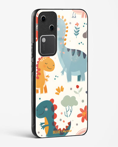 Jurassic Joy [BREATHE] Glass Case Phone Cover (Vivo)