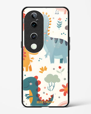 Jurassic Joy [BREATHE] Glass Case Phone Cover (Vivo)