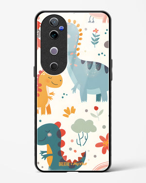 Jurassic Joy [BREATHE] Glass Case Phone Cover (Vivo)
